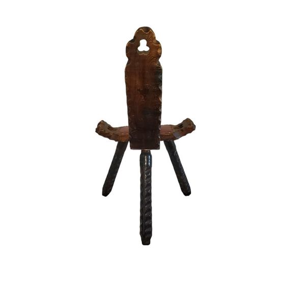 Antique Birthing Chair handmade in Spain - Picture 6 of 8